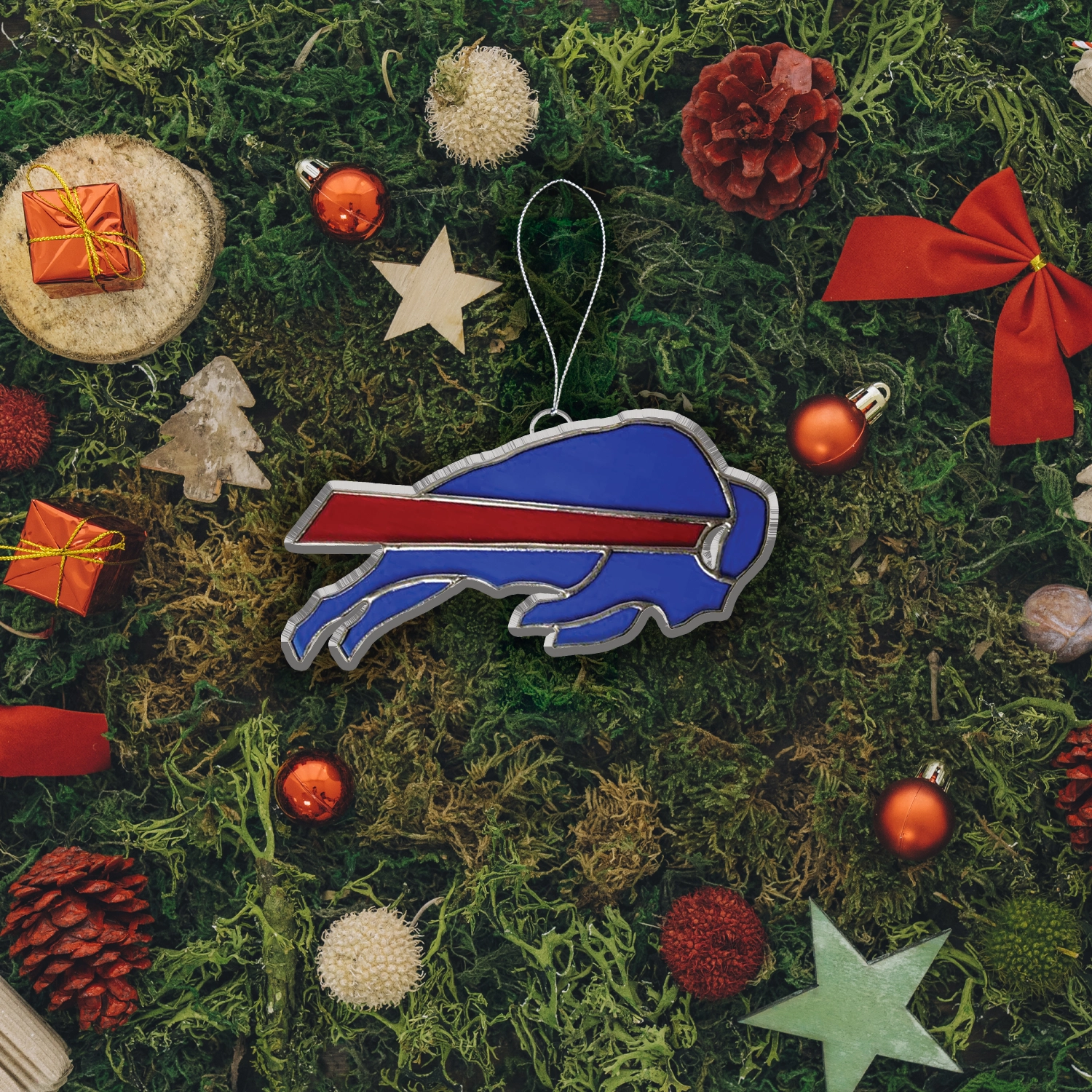 Sportswearmerch Buffalo Bills NFL x Christmas Acrylic Ornament Gift For Fans