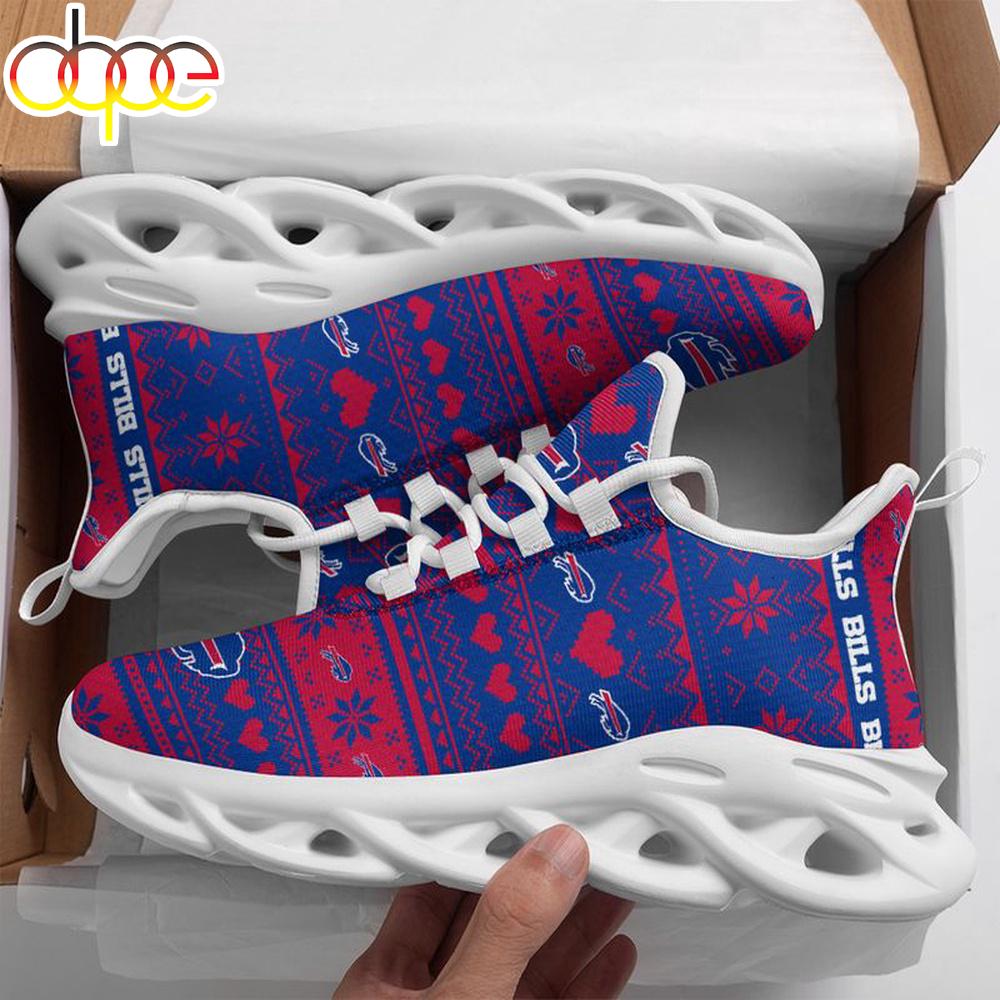 Sportswearmerch Buffalo Bills NFL X-max Patterns Christmas Max Soul Shoes Sneakers For Men And Women