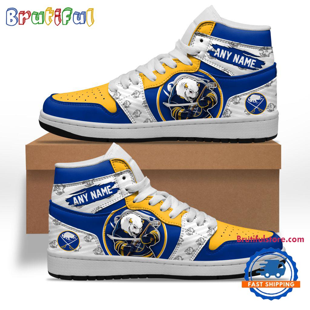 Sportswearmerch Buffalo Sabres NHL AJ1 High Sneakers Shoes For Men And Women