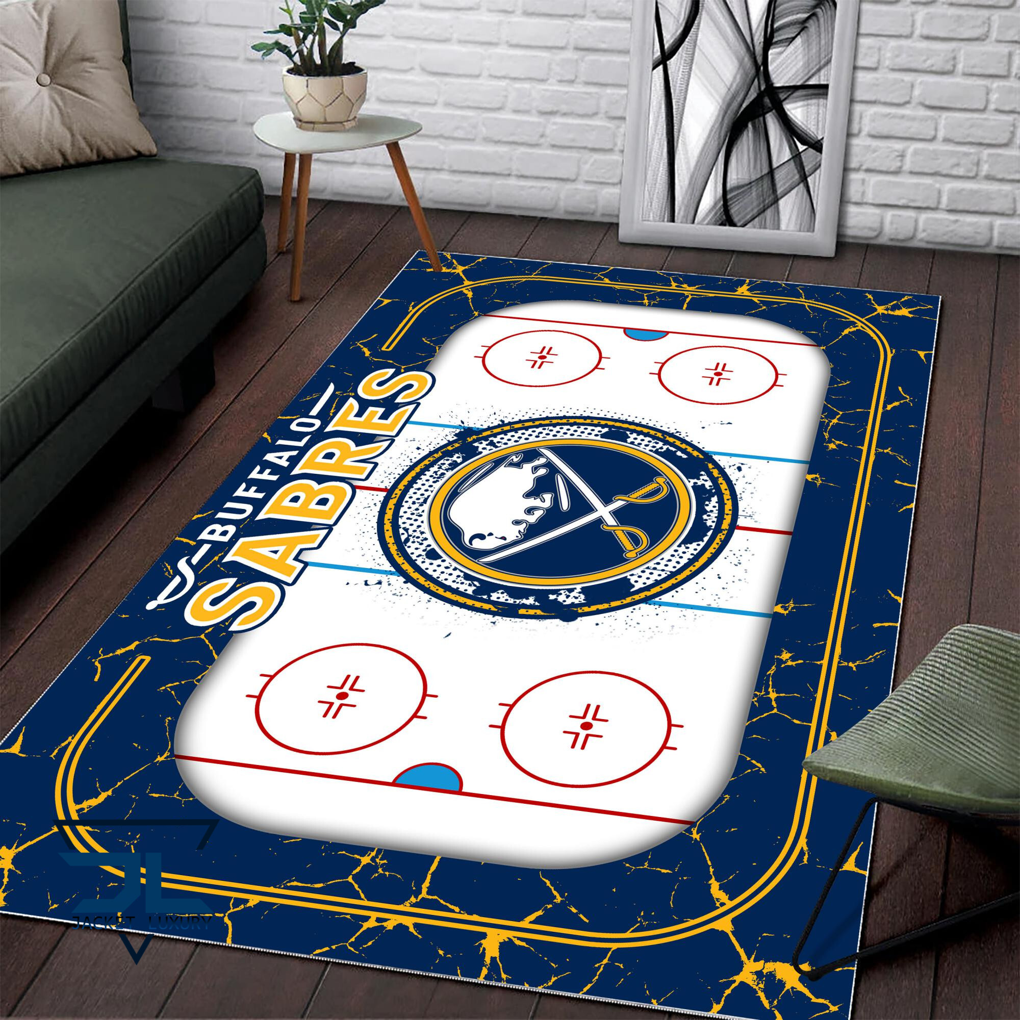 Sportswearmerch Buffalo Sabres NHL Area Rug For Fan