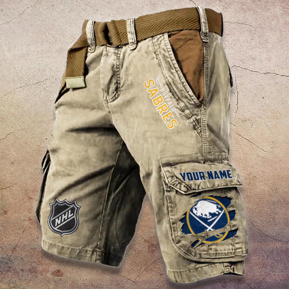 Sportswearmerch Buffalo Sabres NHL Denim Short For Fan