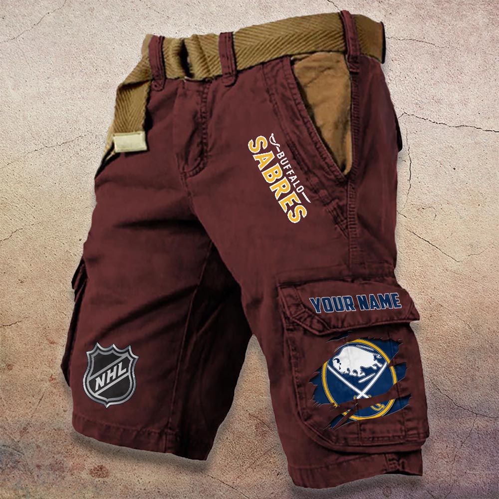 Sportswearmerch Buffalo Sabres NHL Denim Short For Fan