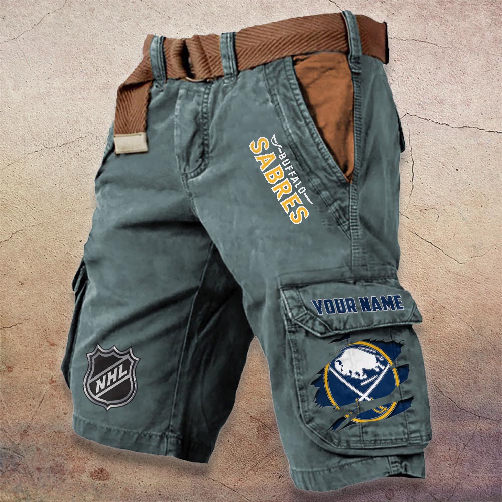 Sportswearmerch Buffalo Sabres NHL Denim Short For Fan