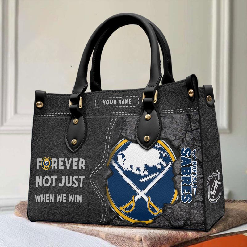 Sportswearmerch Buffalo Sabres NHL Leather Handbag For Fan