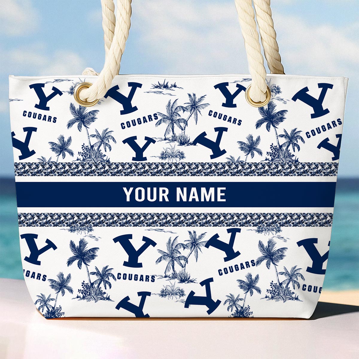 Sportswearmerch BYU Cougars NCAA Beach Bag For Fan