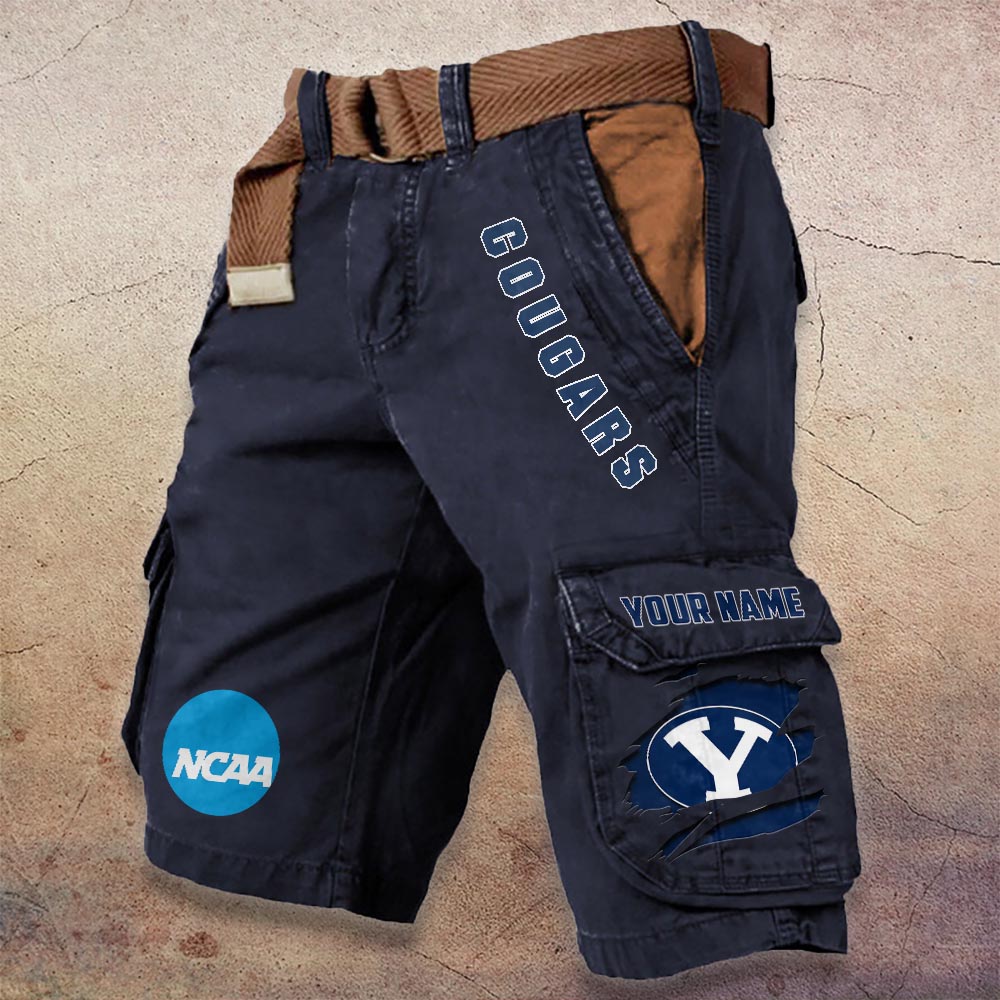 Sportswearmerch BYU Cougars NCAA Denim Short For Fan