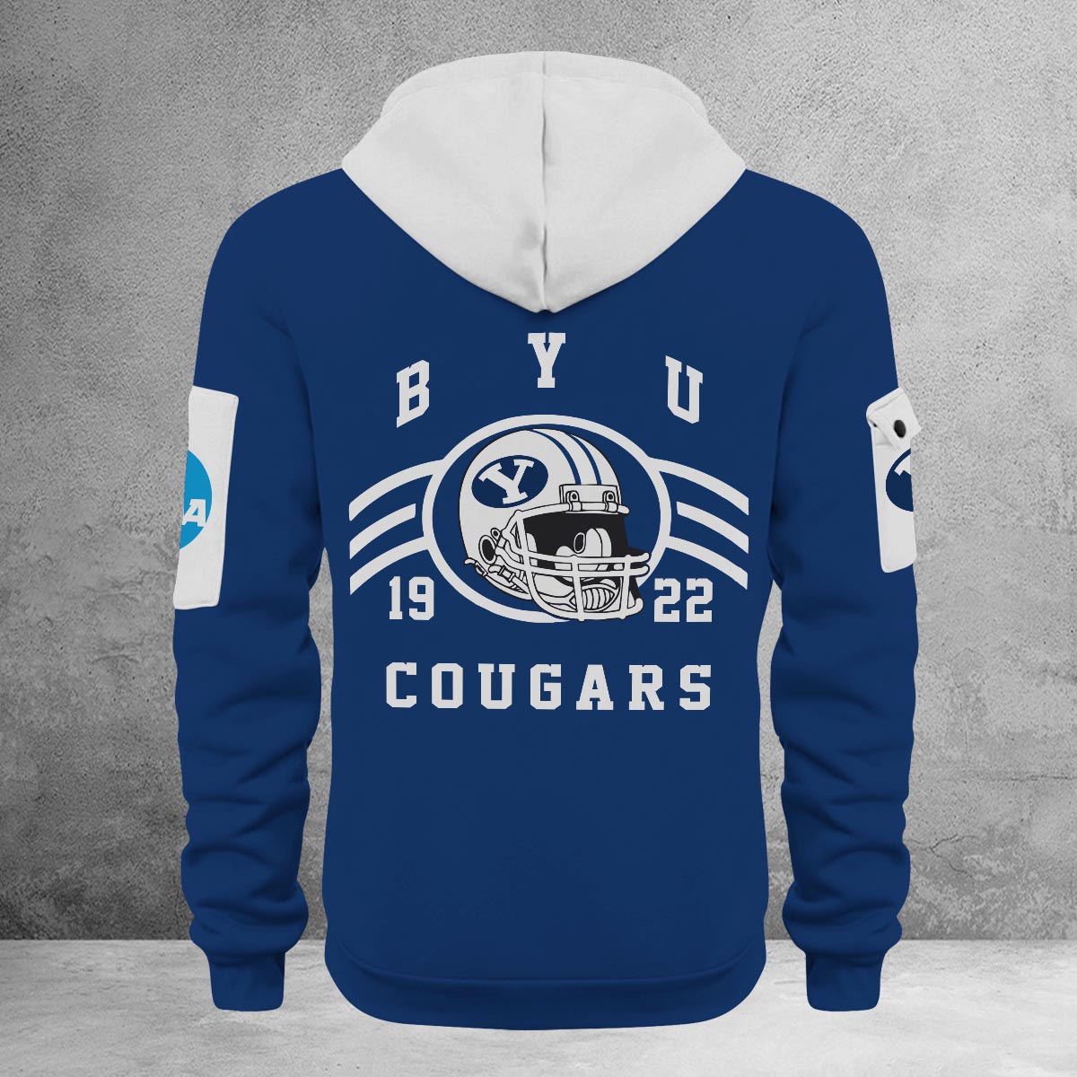 Sportswearmerch BYU Cougars NCAA Half Zip Hoodie Personalized For Fan