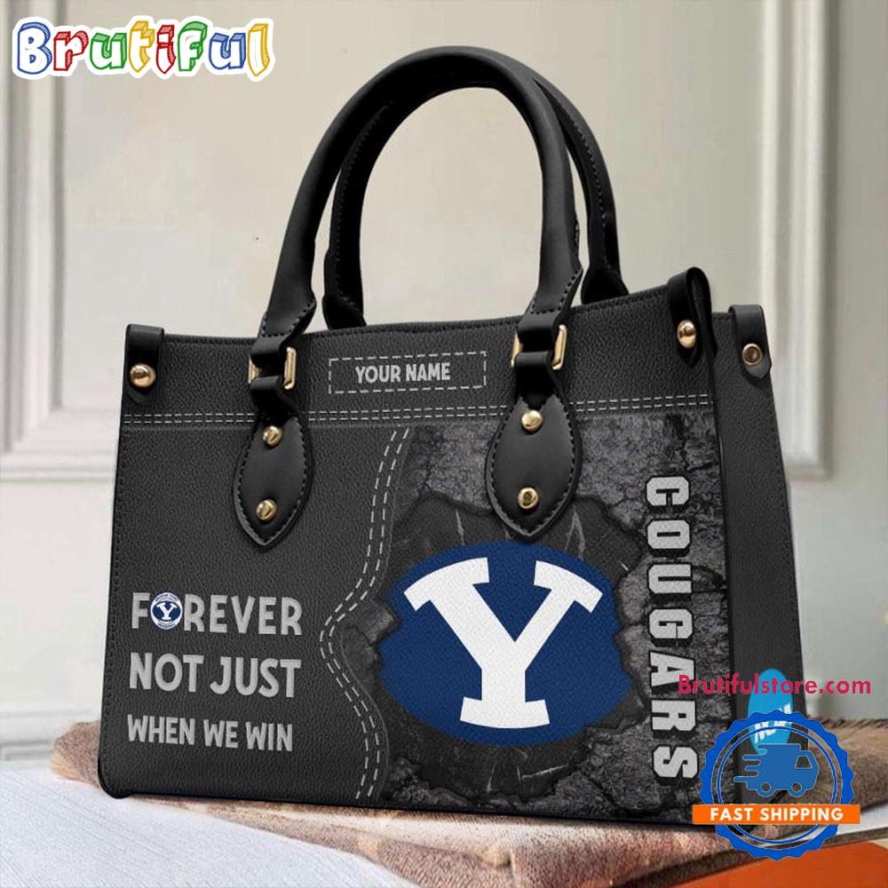 Sportswearmerch BYU Cougars NCAA Leather Hand Bag For Fan