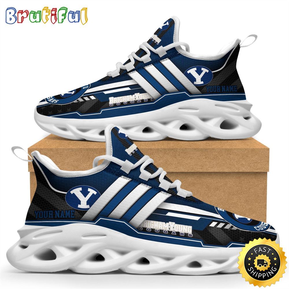 Sportswearmerch BYU Cougars NCAA Max Soul Shoes Sneakers For Fan