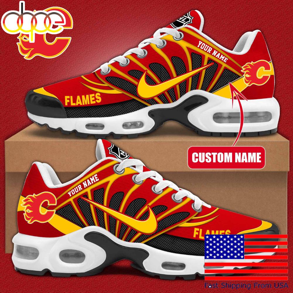 Sportswearmerch Calgary Flames NHL Max Soul Shoes Sneakers For Men And Women