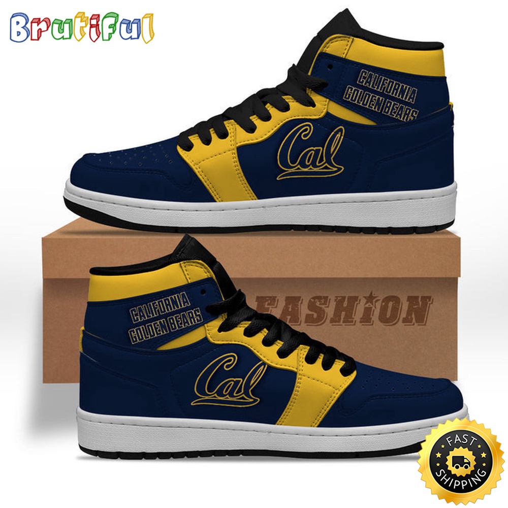 Sportswearmerch California en Bears NCAA AJ1 High Sneakers Shoes For Men And Women
