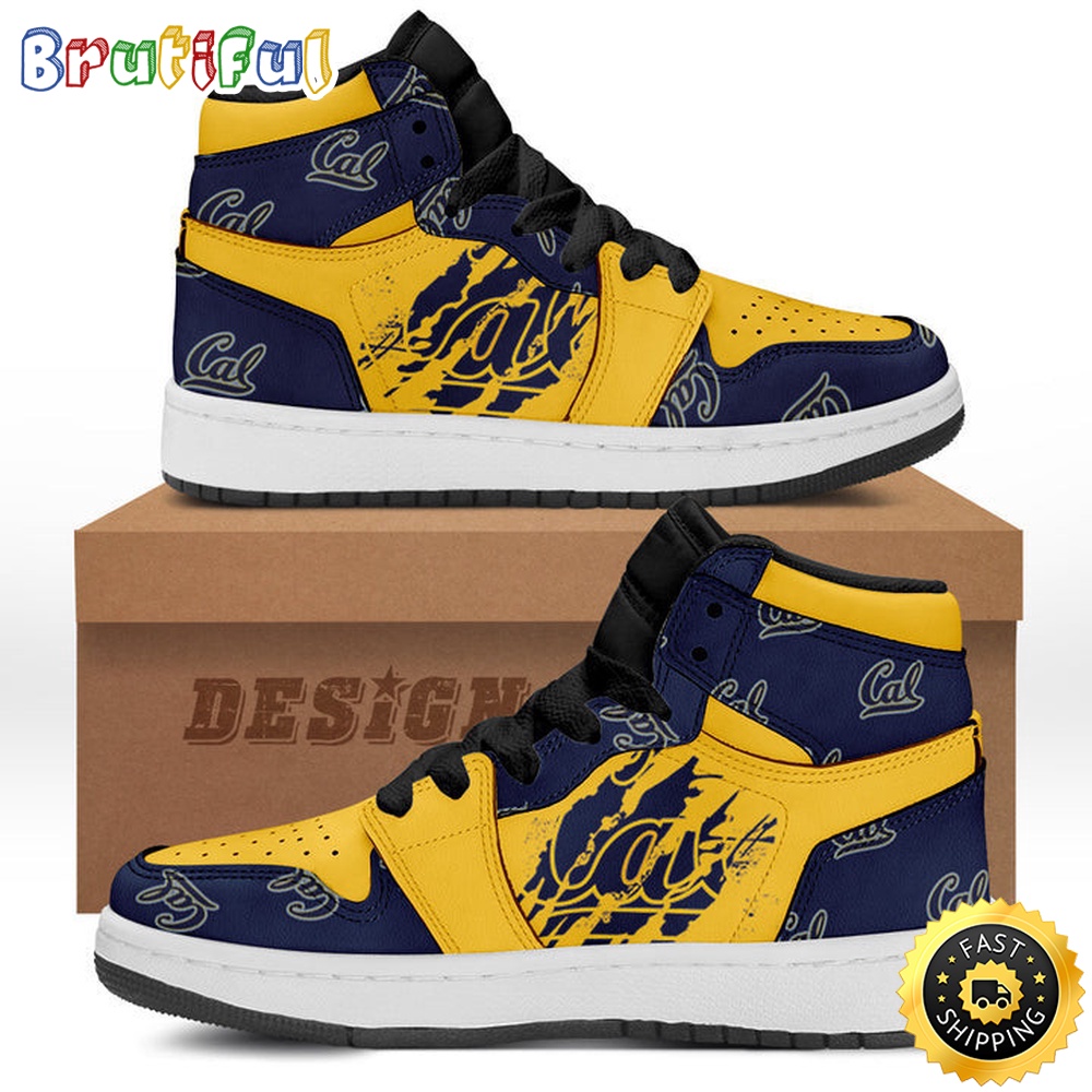 Sportswearmerch California en Bears NCAA AJ1 High Sneakers Shoes For Men And Women