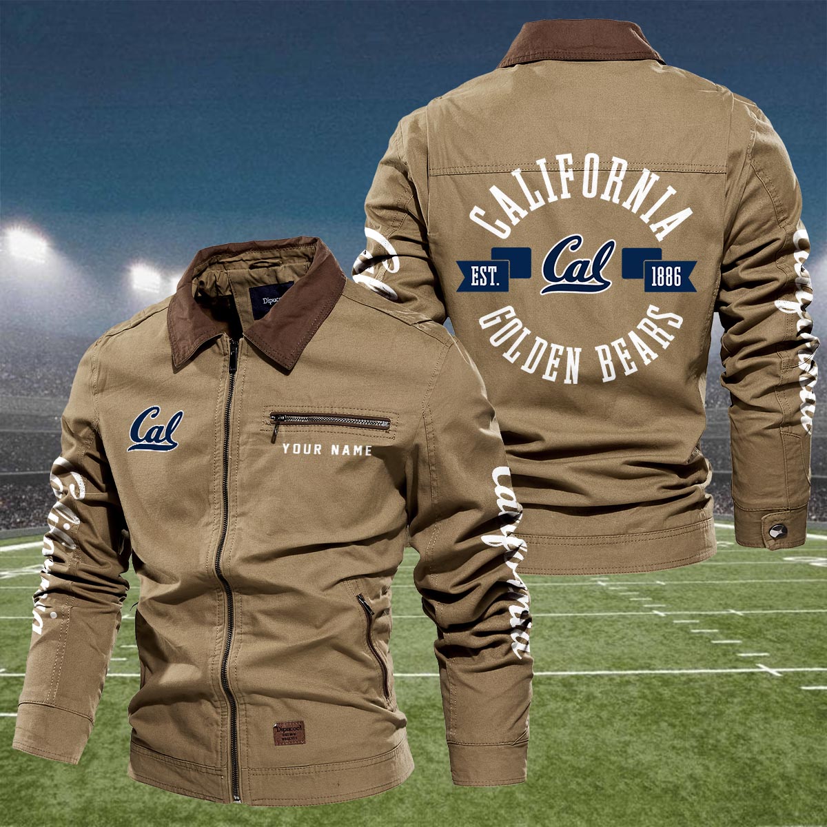 Sportswearmerch California Golden Bears NCAA Lapel Jacket For Fan