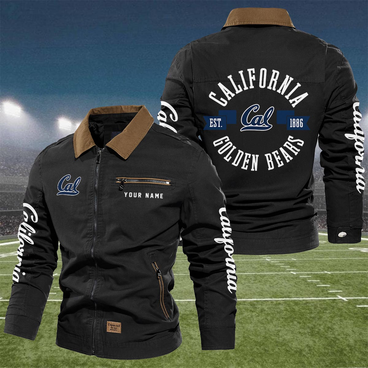 Sportswearmerch California Golden Bears NCAA Lapel Jacket For Fan