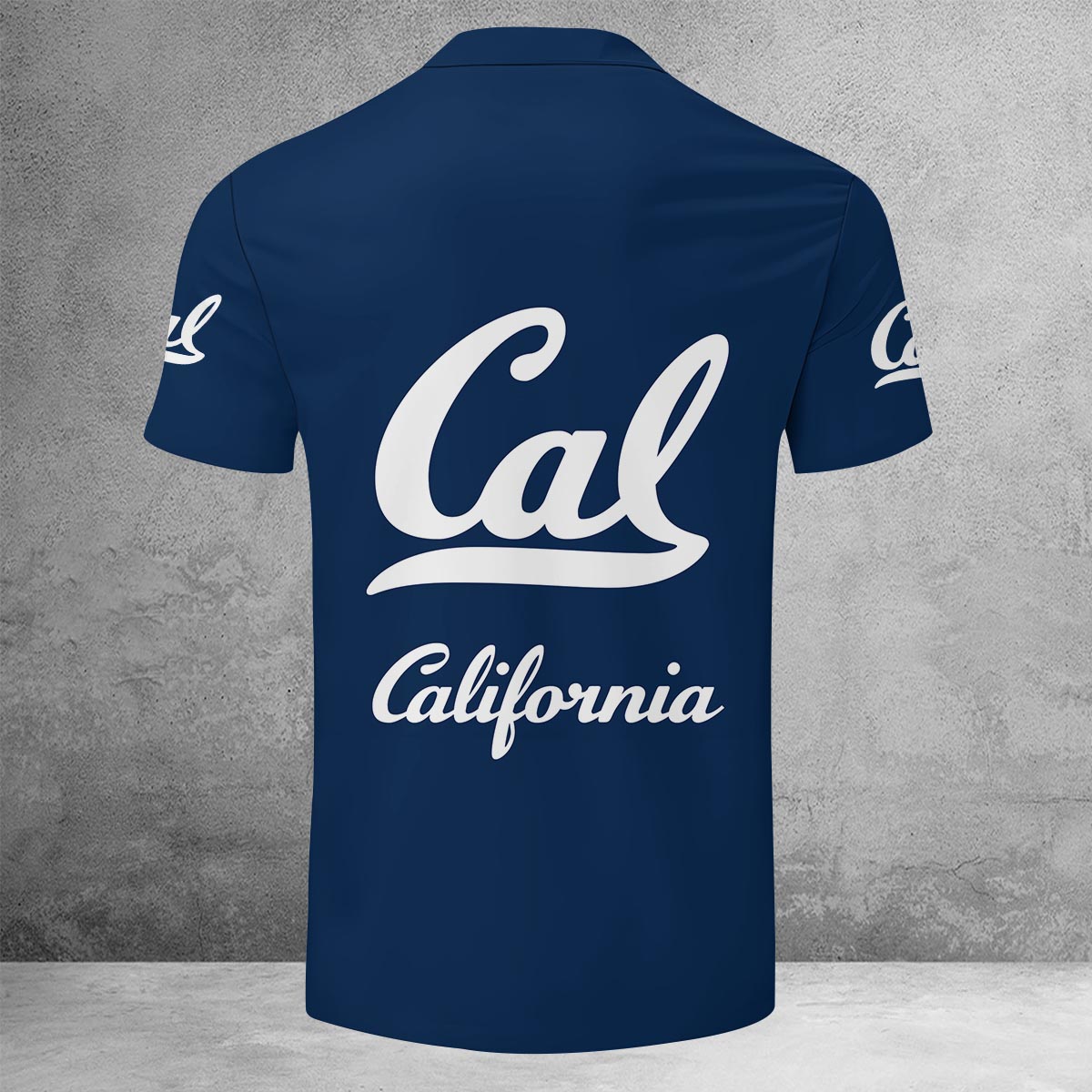 Sportswearmerch California Golden Bears NCAA Lapel Zip Polo Shirt For Fan