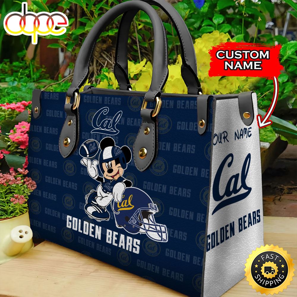 Sportswearmerch California Golden Bears NCAA Mickey Leather Bag For Fan
