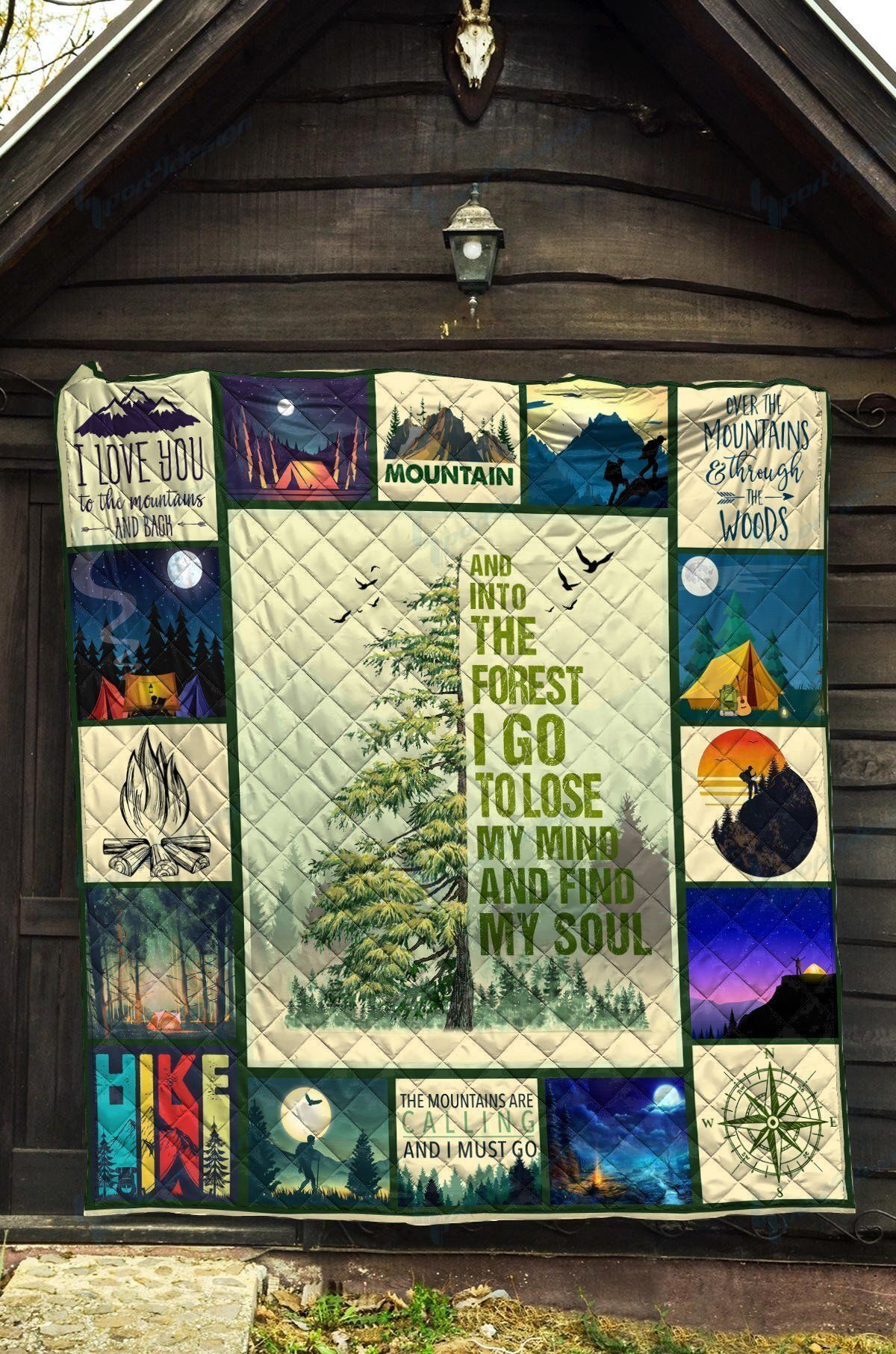 Sportswearmerch Camping Lovers Quilt Blanket Blanket For Fan