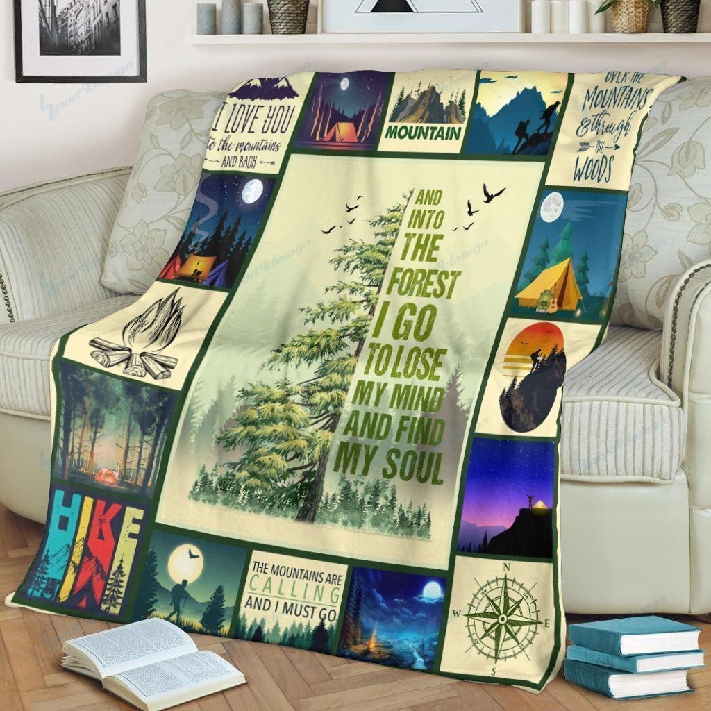 Sportswearmerch Camping Lovers Quilt Blanket Blanket For Fan
