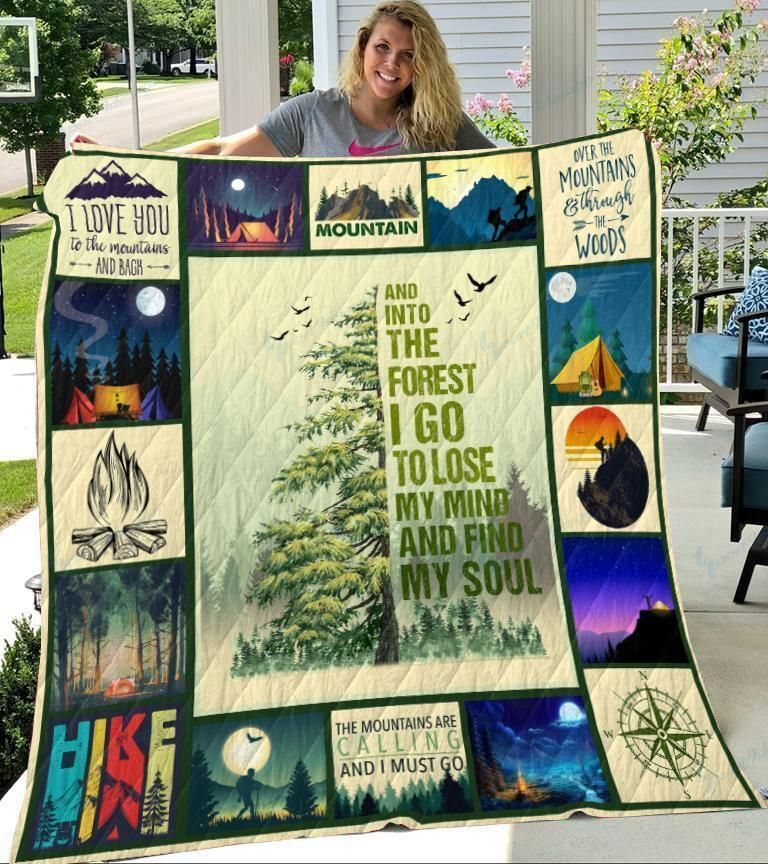 Sportswearmerch Camping Lovers Quilt Blanket Blanket For Fan