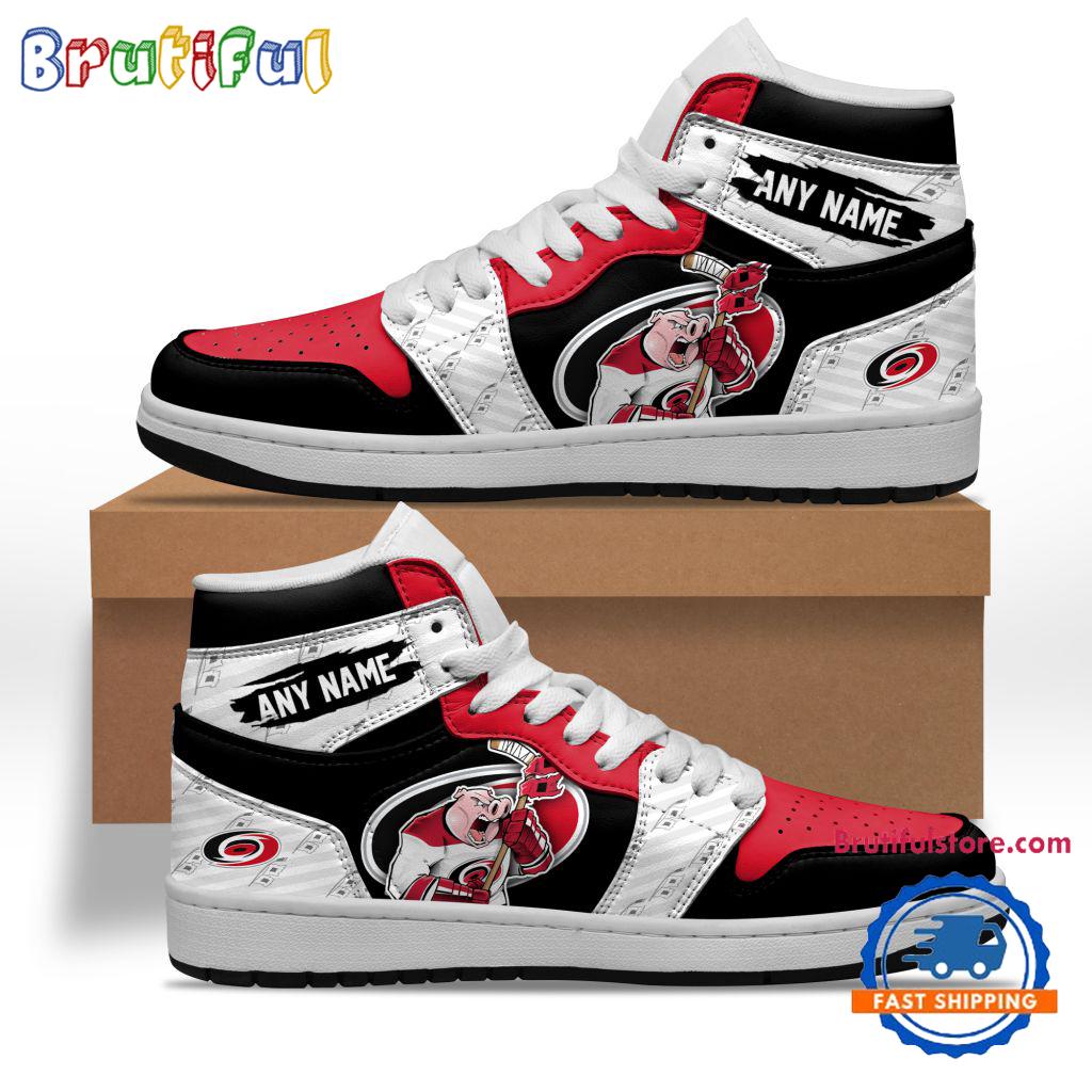 Sportswearmerch Carolina Hurricanes NHL AJ1 High Sneakers Shoes For Men And Women