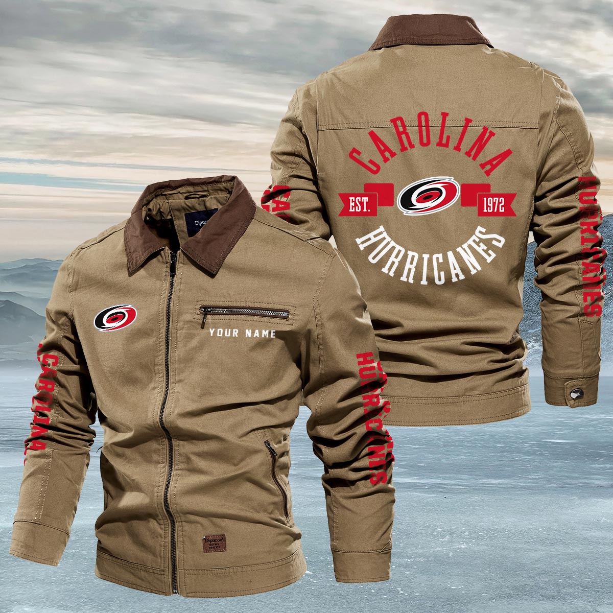 Sportswearmerch Carolina Hurricanes NHL Lapel Jacket For Fan