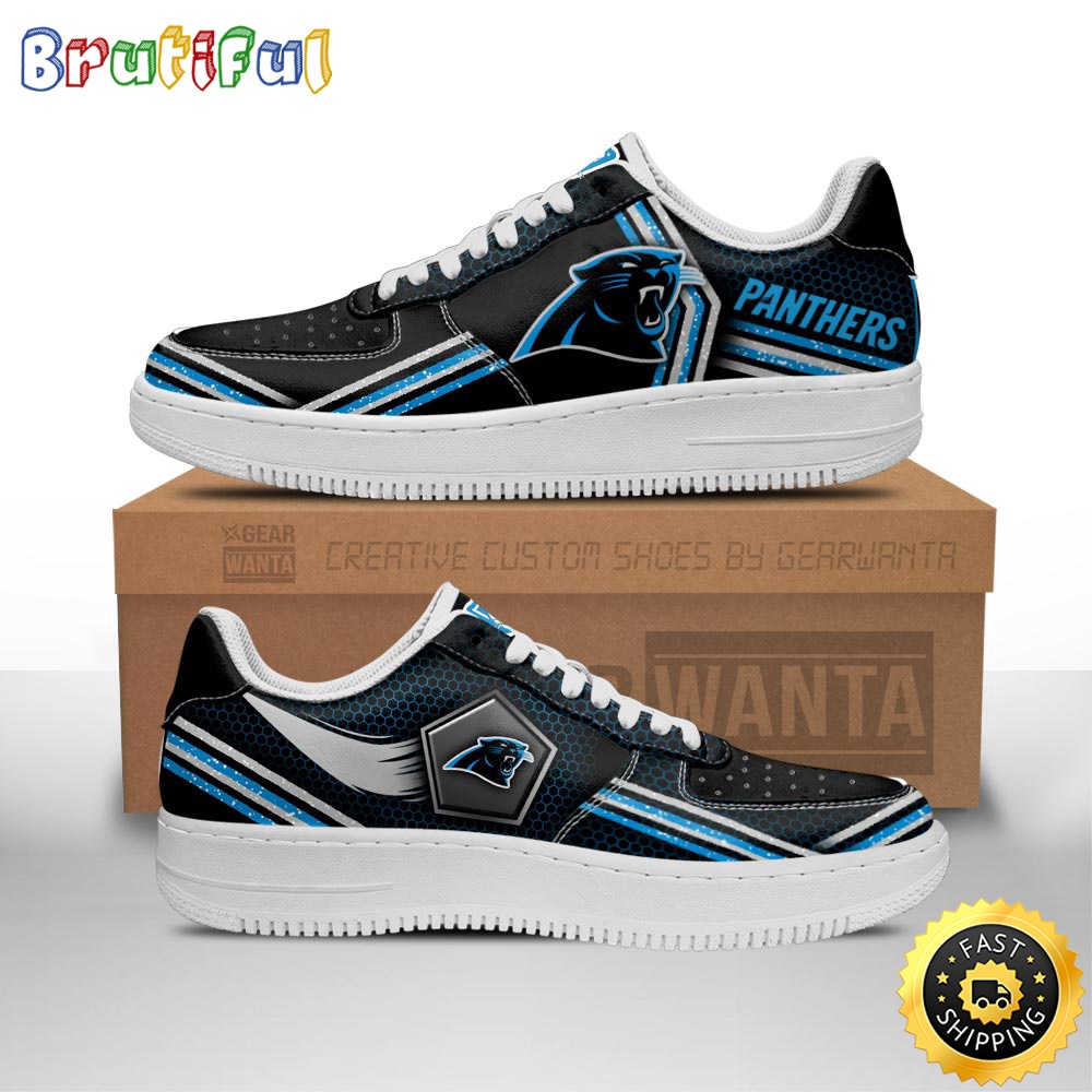 Sportswearmerch Carolina Panthers NFL Air Low-Top Sneakers Shoes For Men And Women