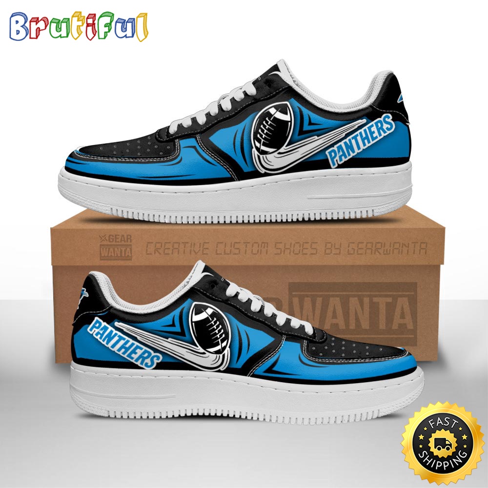 Sportswearmerch Carolina Panthers NFL Air Low-Top Sneakers Shoes For Men And Women