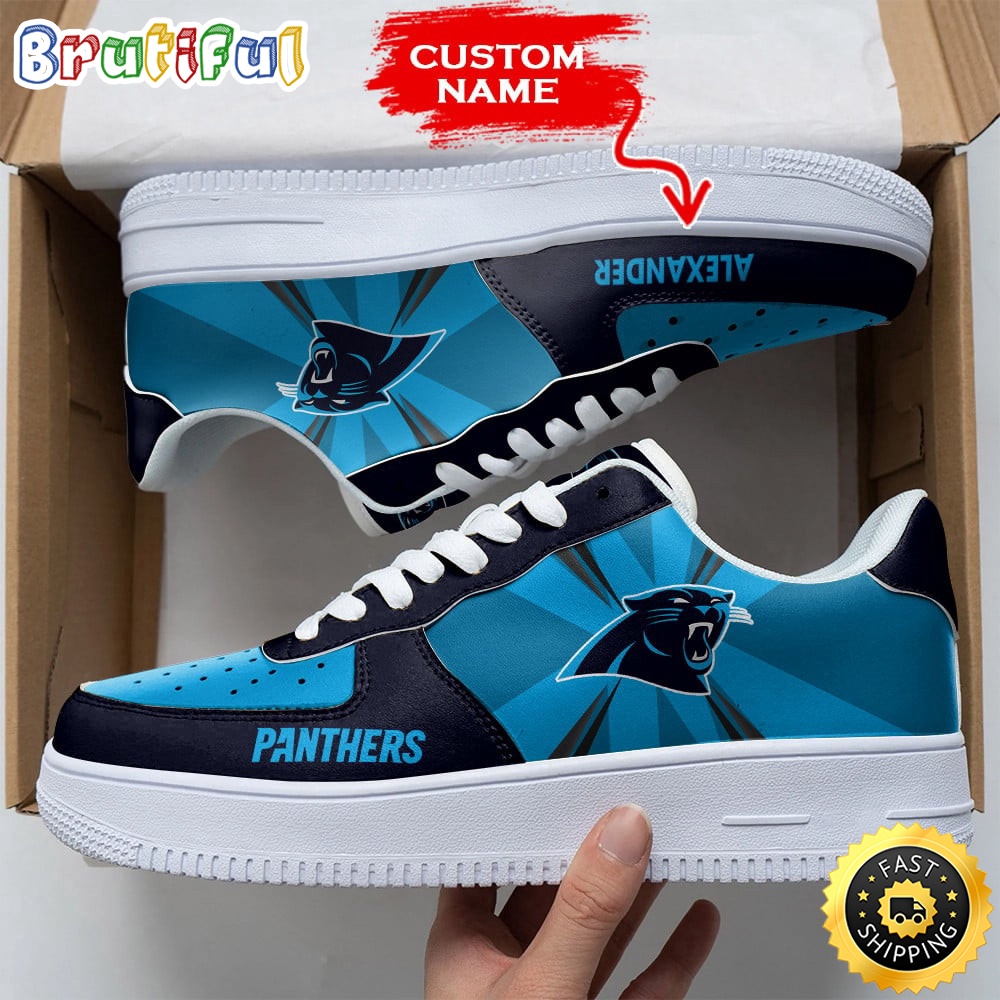 Sportswearmerch Carolina Panthers NFL Air Low-Top Sneakers Shoes For Men And Women