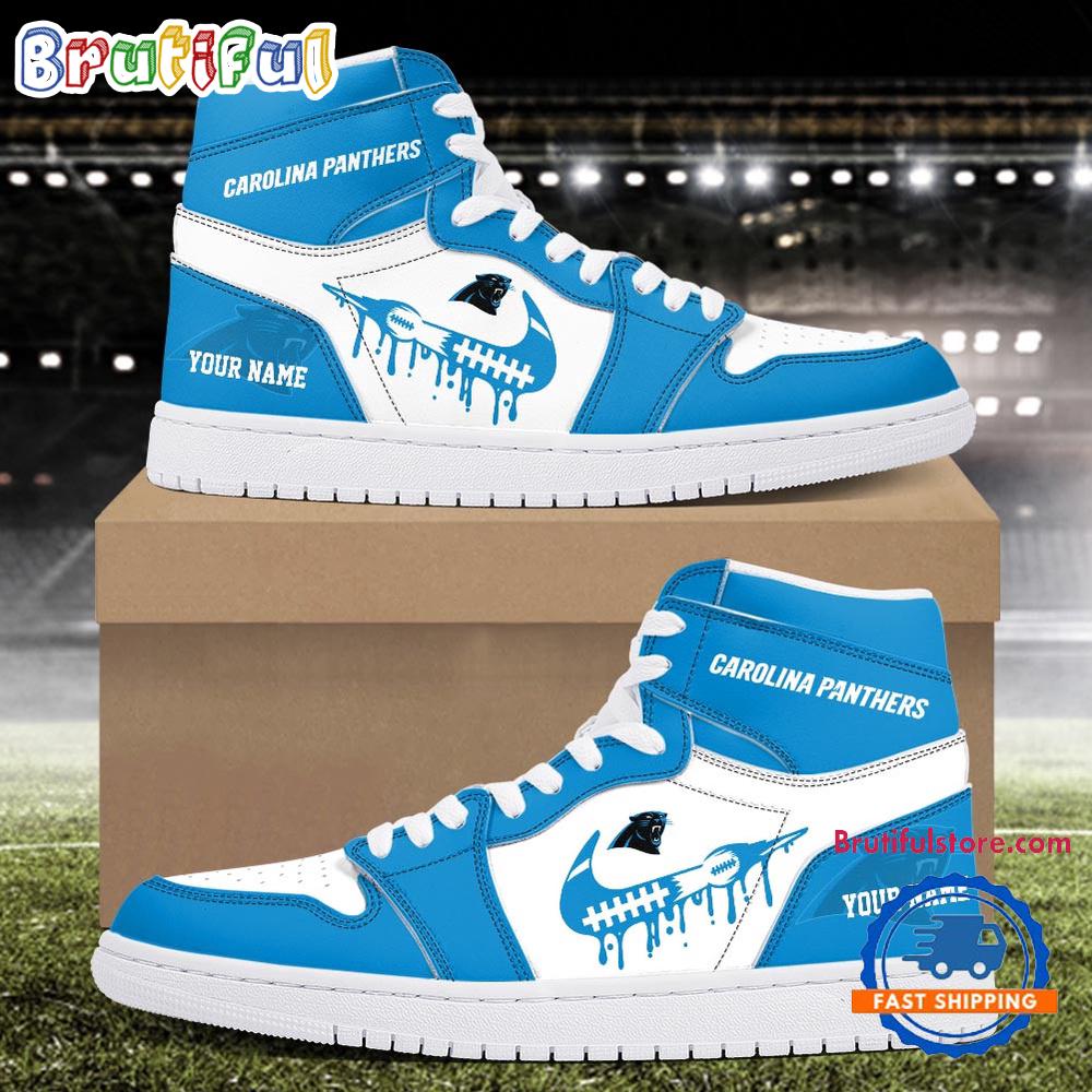 Sportswearmerch Carolina Panthers NFL AJ1 High Sneakers Shoes For Men And Women