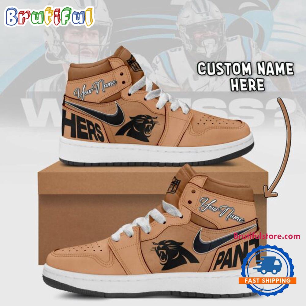 Sportswearmerch Carolina Panthers NFL AJ1 High Sneakers Shoes For Men And Women