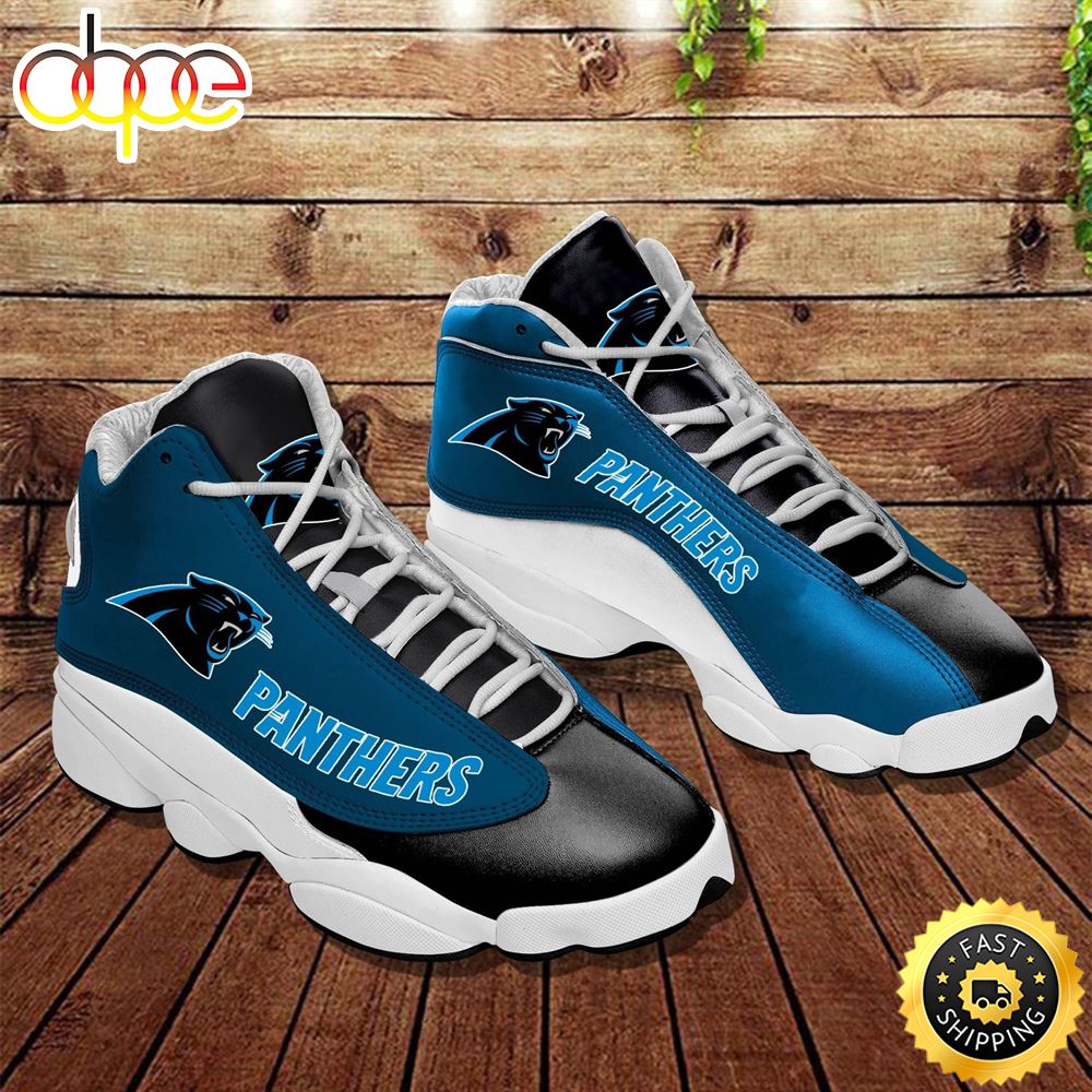 Sportswearmerch Carolina Panthers NFL AJ13 Sneakers Shoes For Men And Women