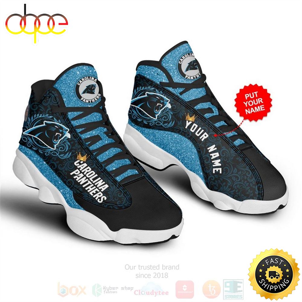 Sportswearmerch Carolina Panthers NFL AJ13 Sneakers Shoes For Men And Women