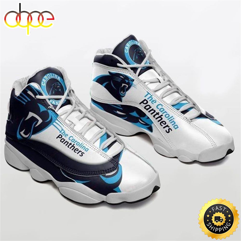 Sportswearmerch Carolina Panthers NFL AJ13 Sneakers Shoes For Men And Women