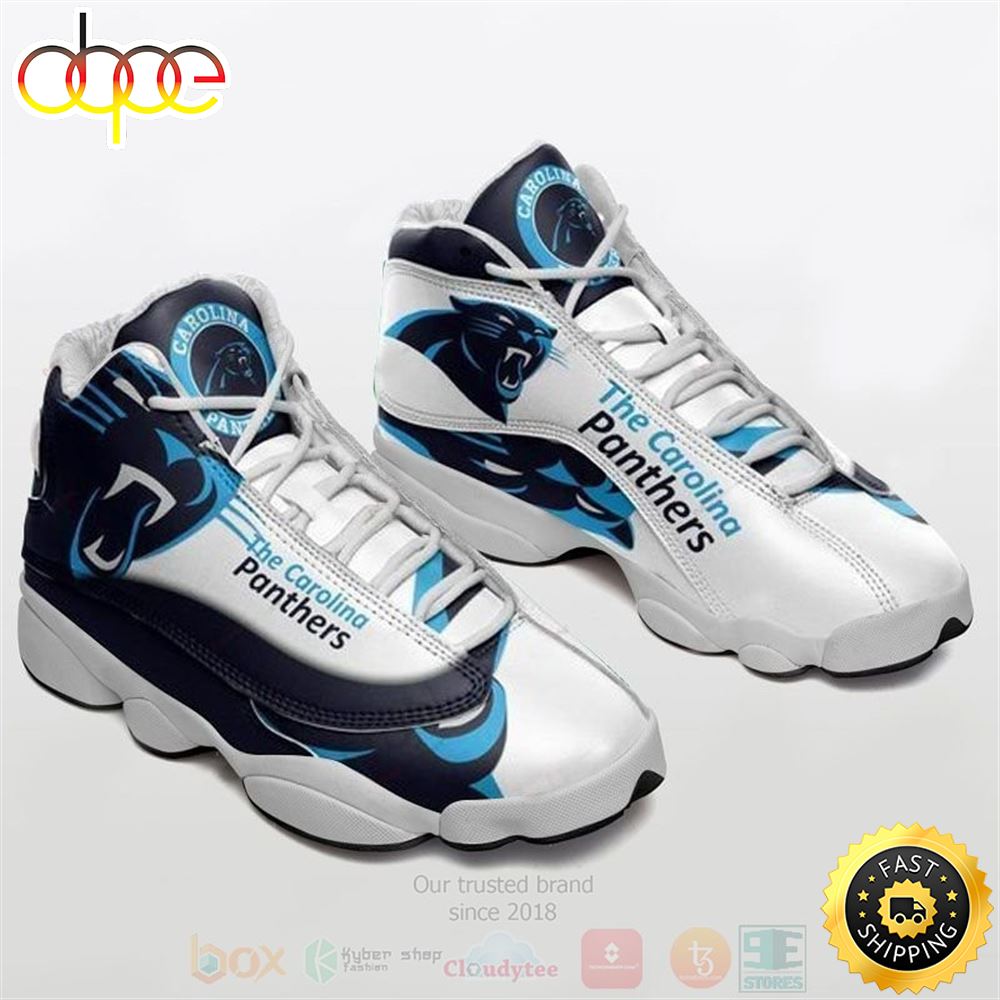 Sportswearmerch Carolina Panthers NFL AJ13 Sneakers Shoes For Men And Women