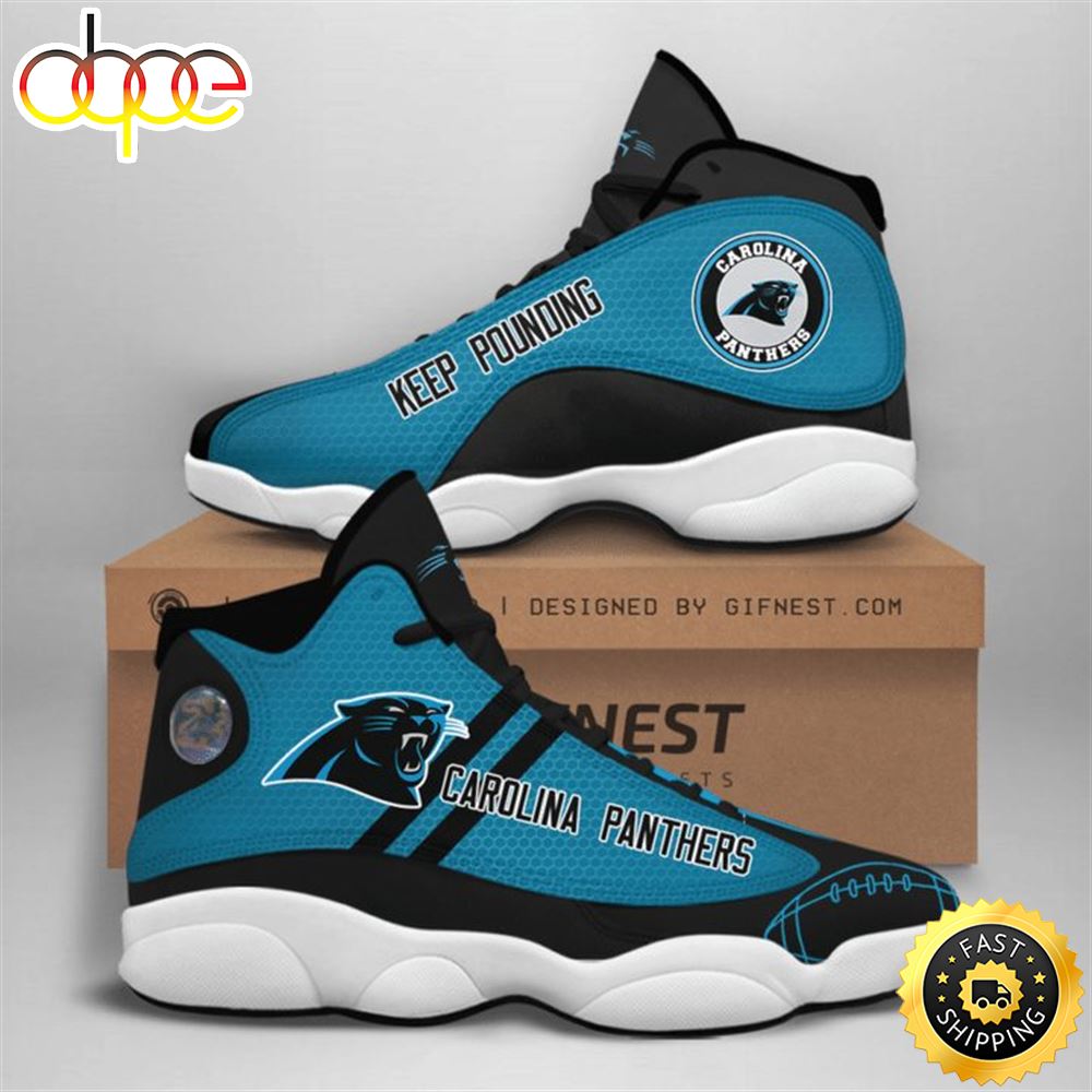 Sportswearmerch Carolina Panthers NFL AJ13 Sneakers Shoes For Men And Women