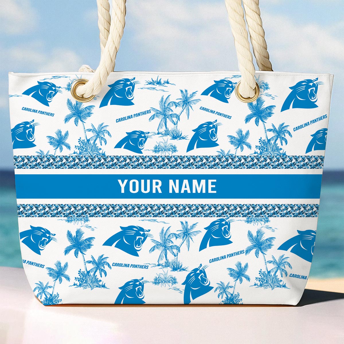 Sportswearmerch Carolina Panthers NFL Beach Bag For Fan