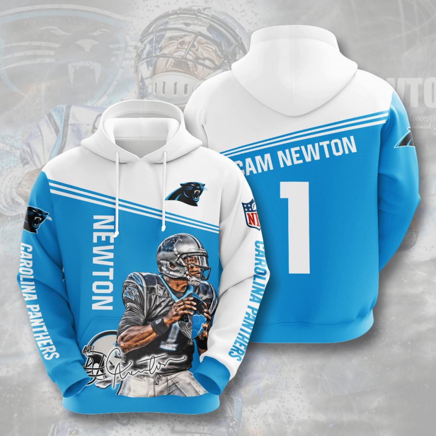 Sportswearmerch Carolina Panthers NFL Cam Newton Panther Personalized Hoodie For Fan