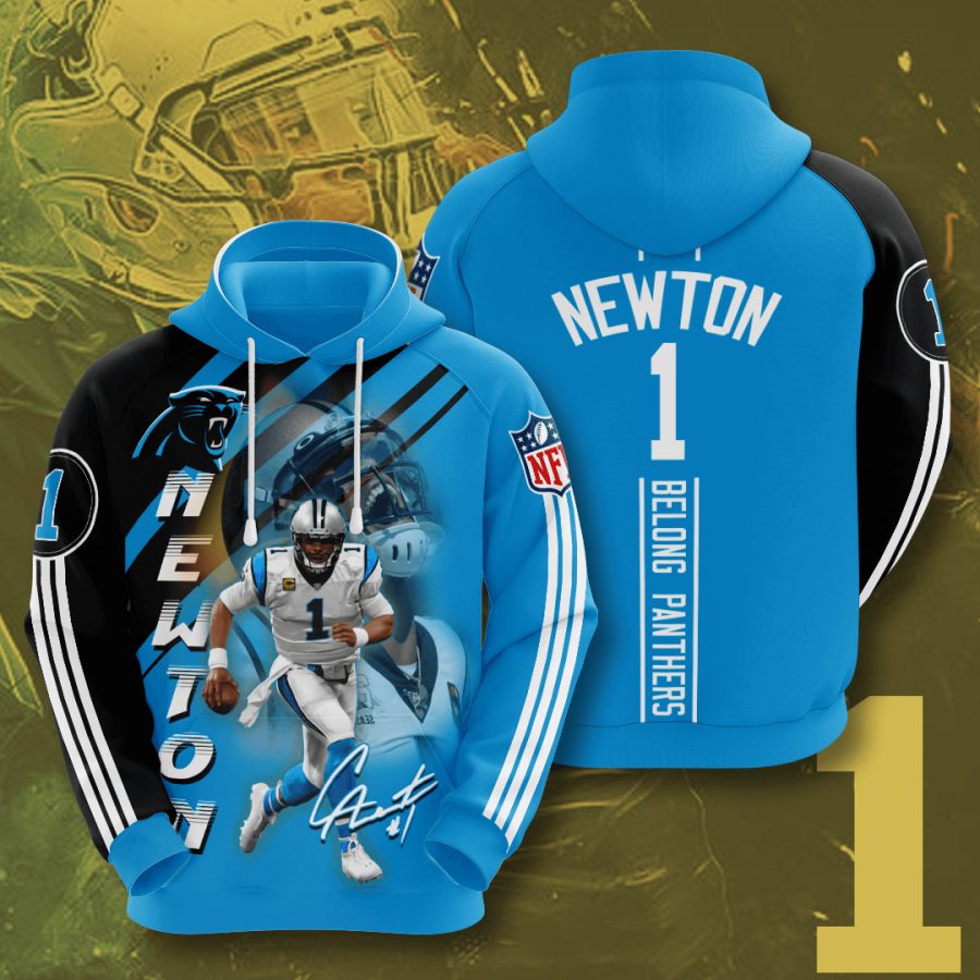 Sportswearmerch Carolina Panthers NFL Cam Newton Panther Personalized Hoodie For Fan