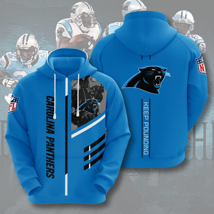 Sportswearmerch Carolina Panthers NFL Keep Pounding Personalized Hoodie For Fan