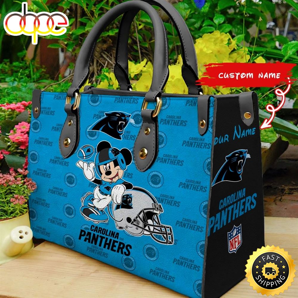 Sportswearmerch Carolina Panthers NFL Leather Bag For Fan
