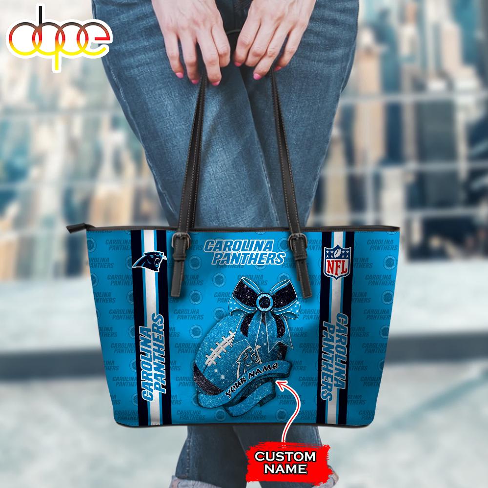 Sportswearmerch Carolina Panthers NFL Leather Tote Bag For Fan