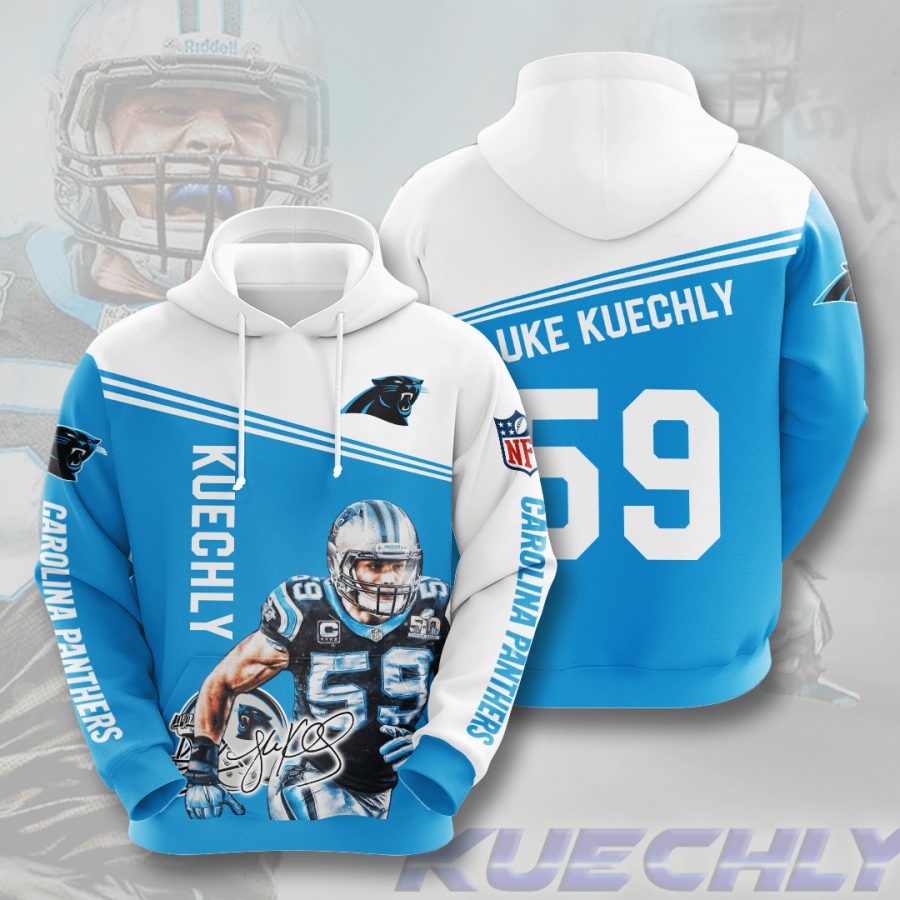 Sportswearmerch Carolina Panthers NFL Luke Kuechly Panther Personalized Hoodie For Fan