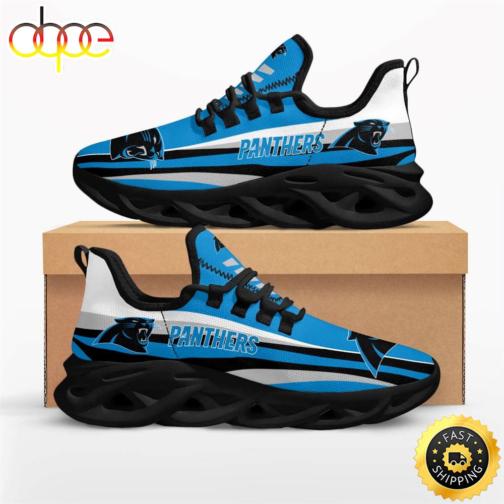 Sportswearmerch Carolina Panthers NFL Max Soul Shoes Sneakers For Men And Women