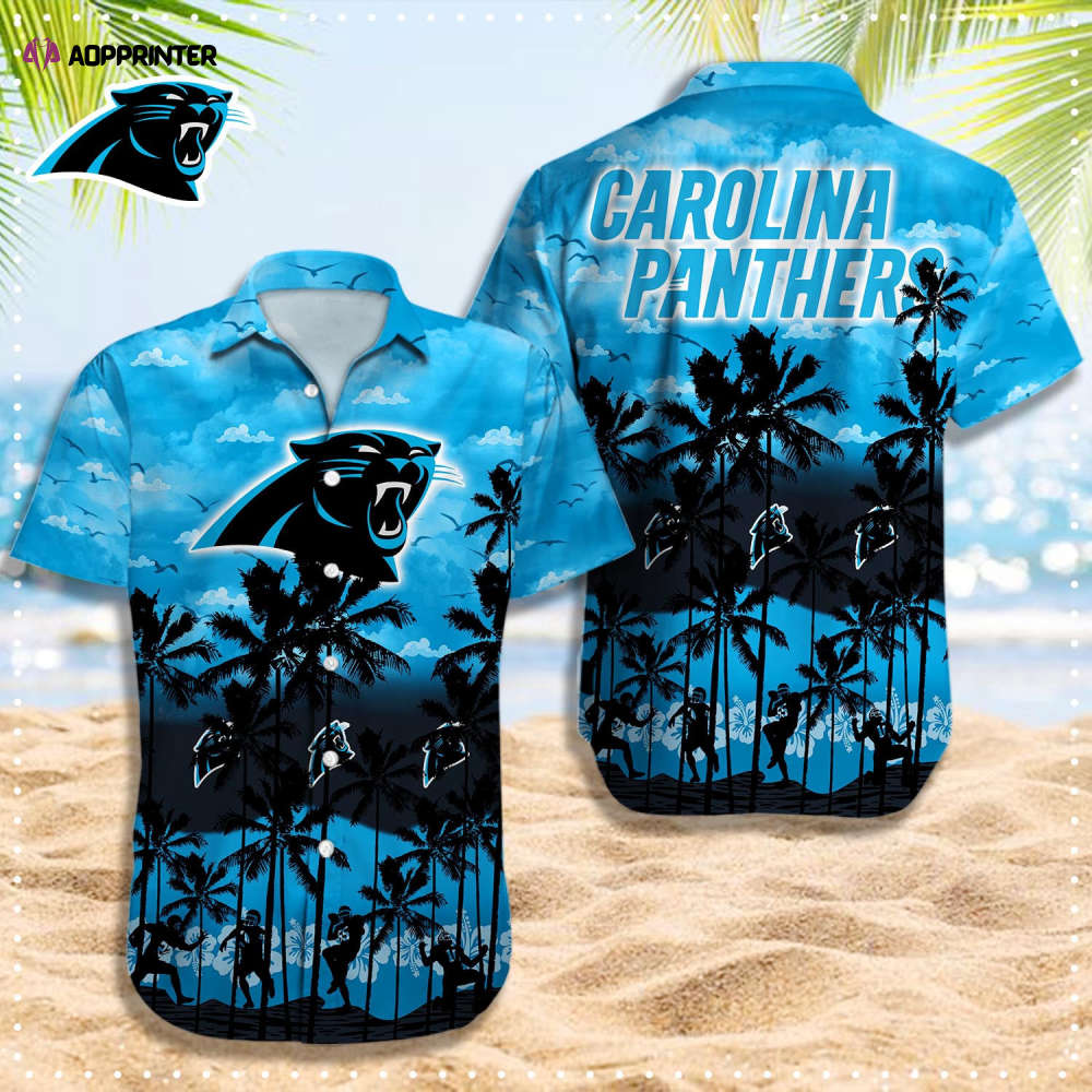 Sportswearmerch Carolina Panthers NFL Personalized Hawaiian Shirt For Fan
