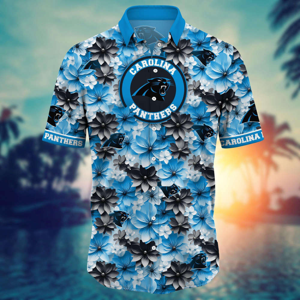 Sportswearmerch Carolina Panthers NFL Personalized Hawaiian Shirt For Fan