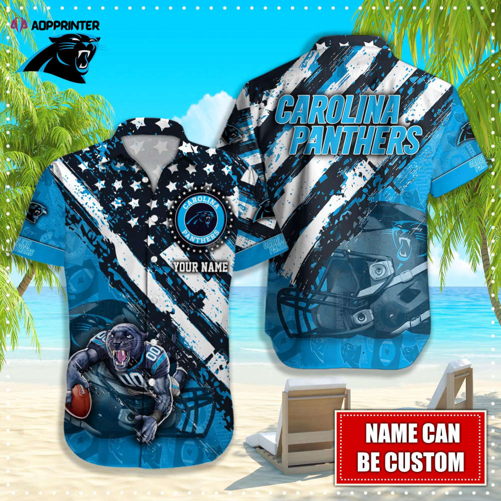 Sportswearmerch Carolina Panthers NFL Personalized Hawaiian Shirt For Fan
