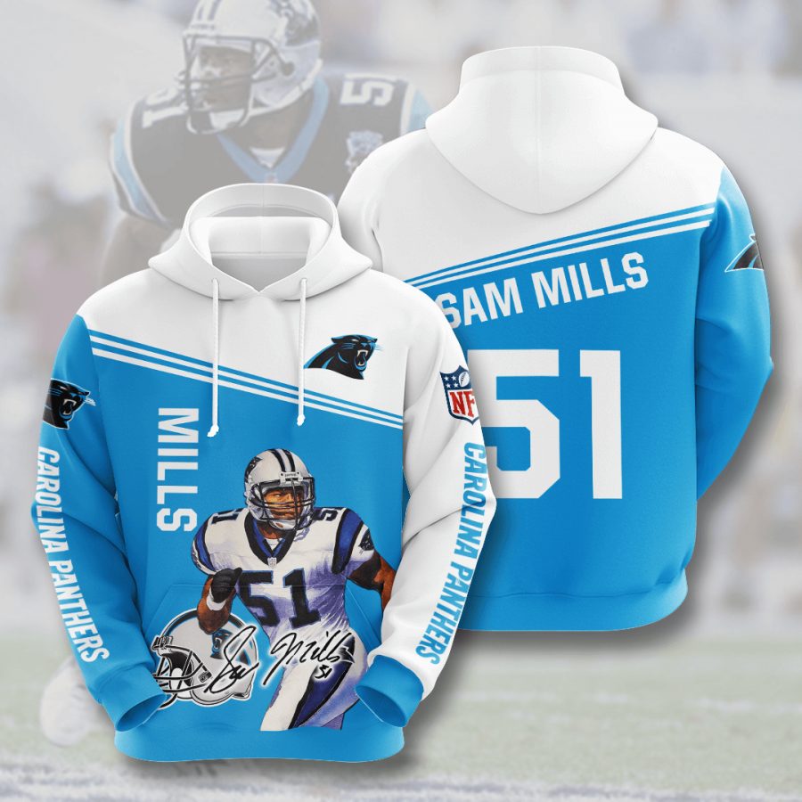 Sportswearmerch Carolina Panthers NFL Sam Mills Panther Personalized Hoodie For Fan