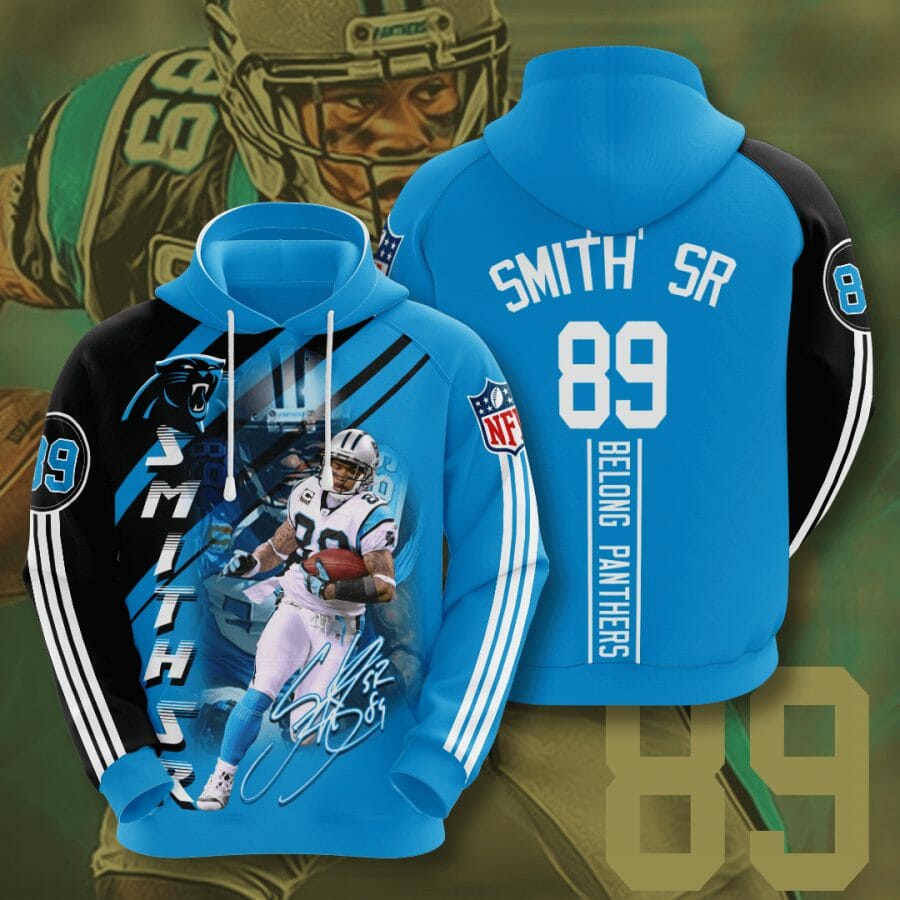 Sportswearmerch Carolina Panthers NFL Steve Smith Sr. Personalized Hoodie For Fan