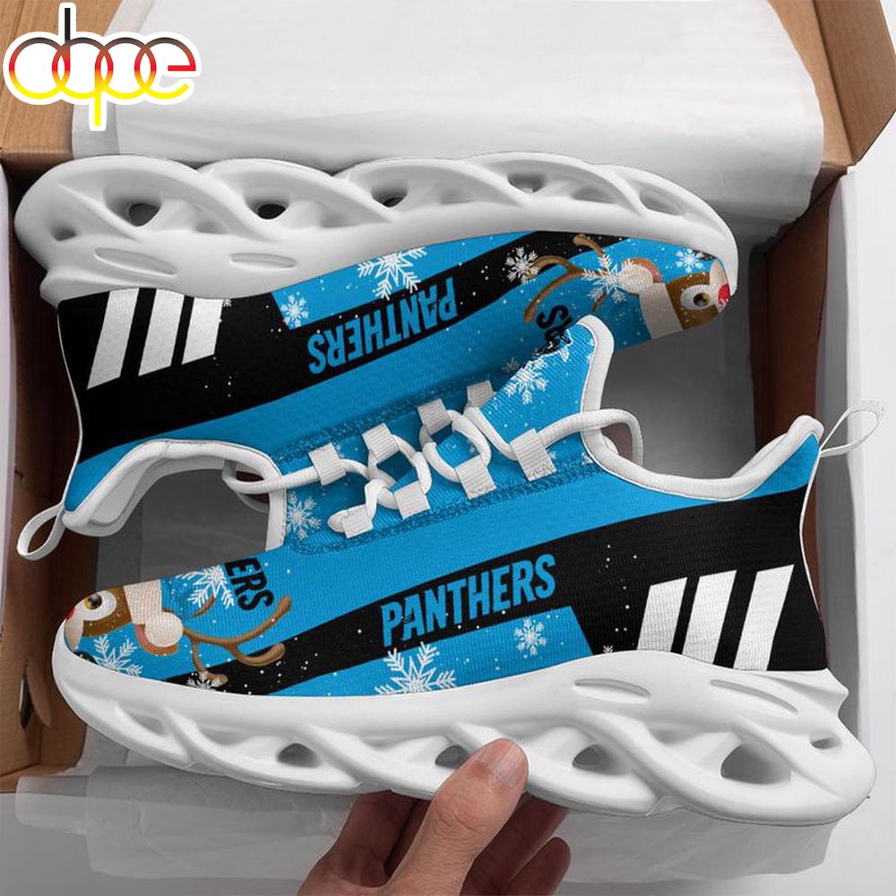 Sportswearmerch Carolina Panthers NFL X-max Reindeer Christmas Max Soul Shoes Sneakers For Men And Women