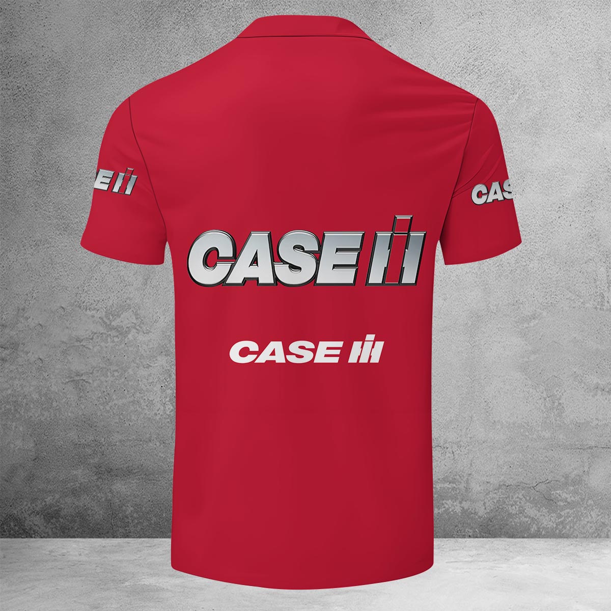 Sportswearmerch Case IH Tractor Lapel Zip Polo Shirt For Fan